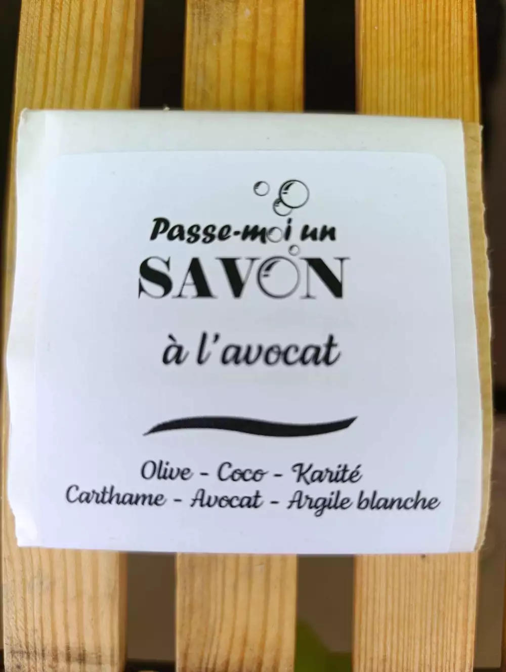 PASSE MOI UN SAVON - Savon à l'avocat 