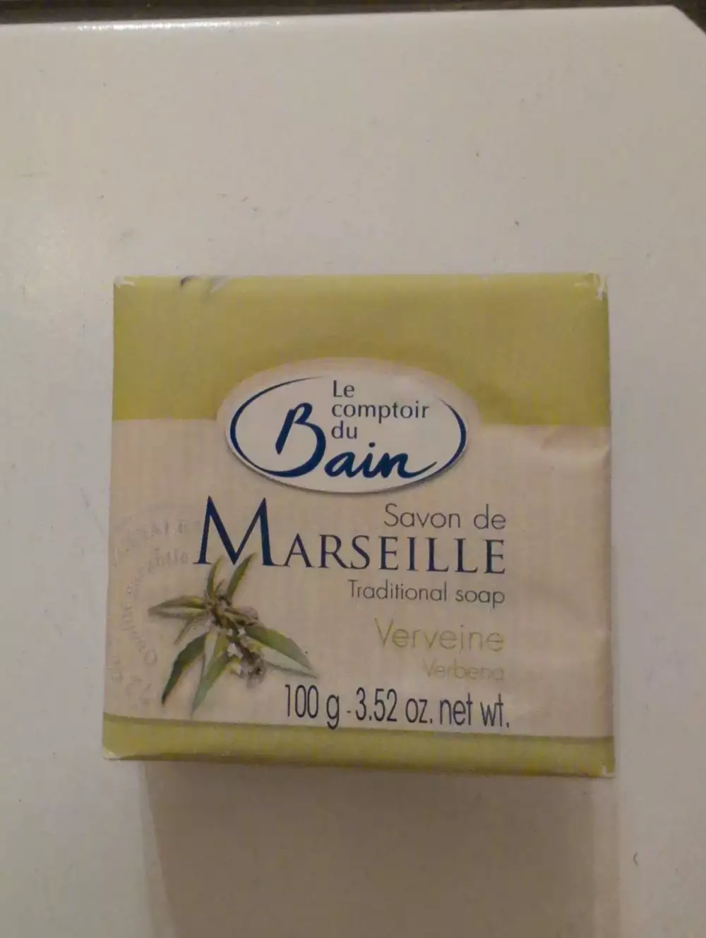 LE COMPTOIR DU BAIN - Savon de Marseille verveine 