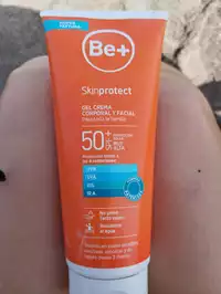 BE+ - Skinprotect - Gel crema corporal y facial SPF 50+