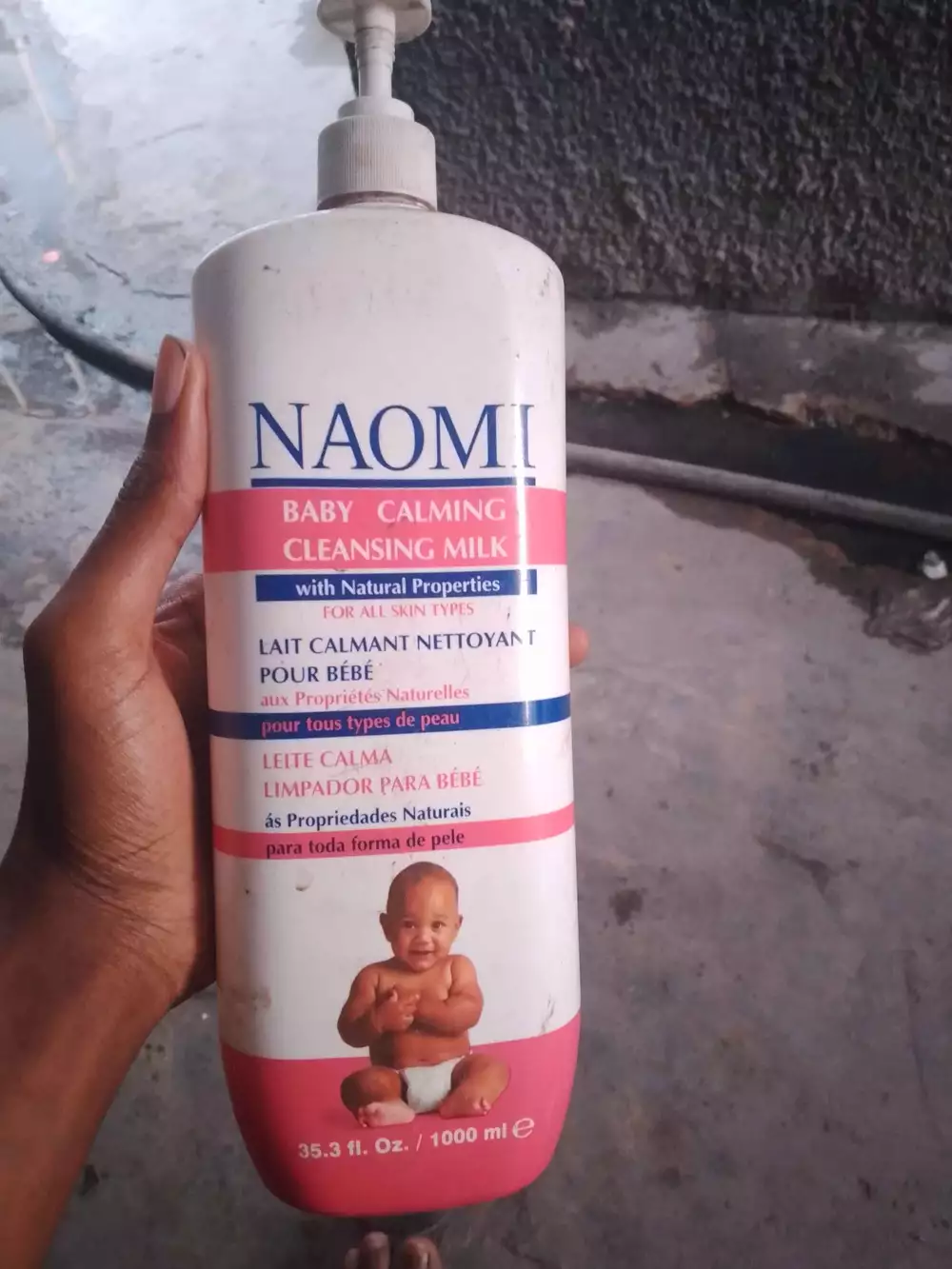 NAOMI - Lait calmant nettoyant pour bébé