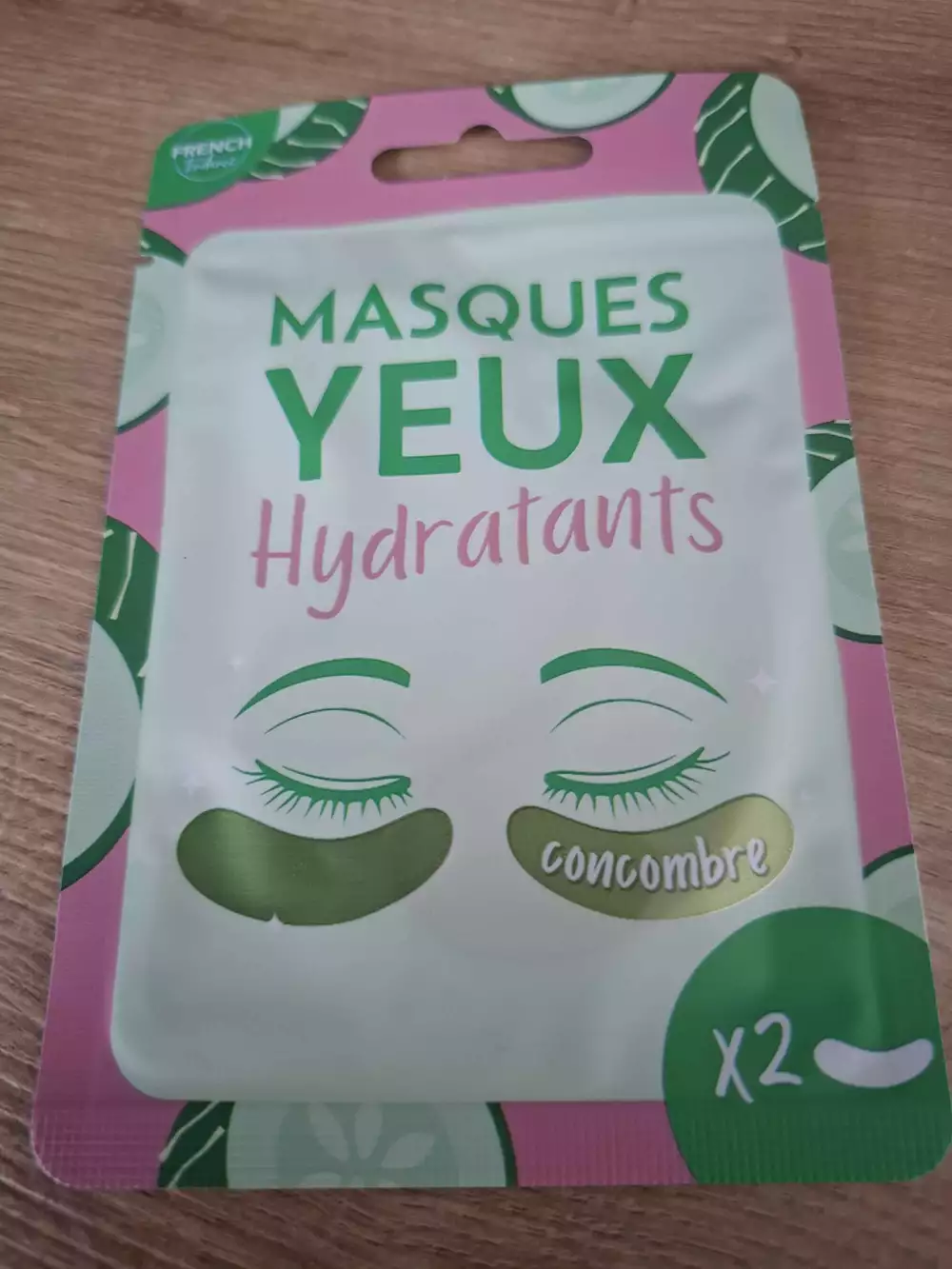 FRENCH TENDANCE - Masque yeux hydratants concombre