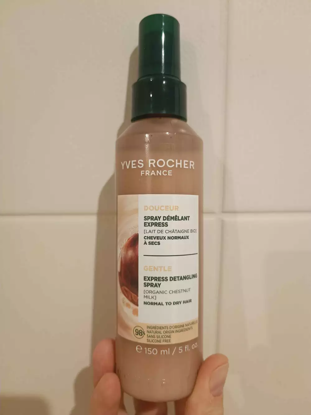 YVES ROCHER - Spray démêlant express cheveux normaux à secs