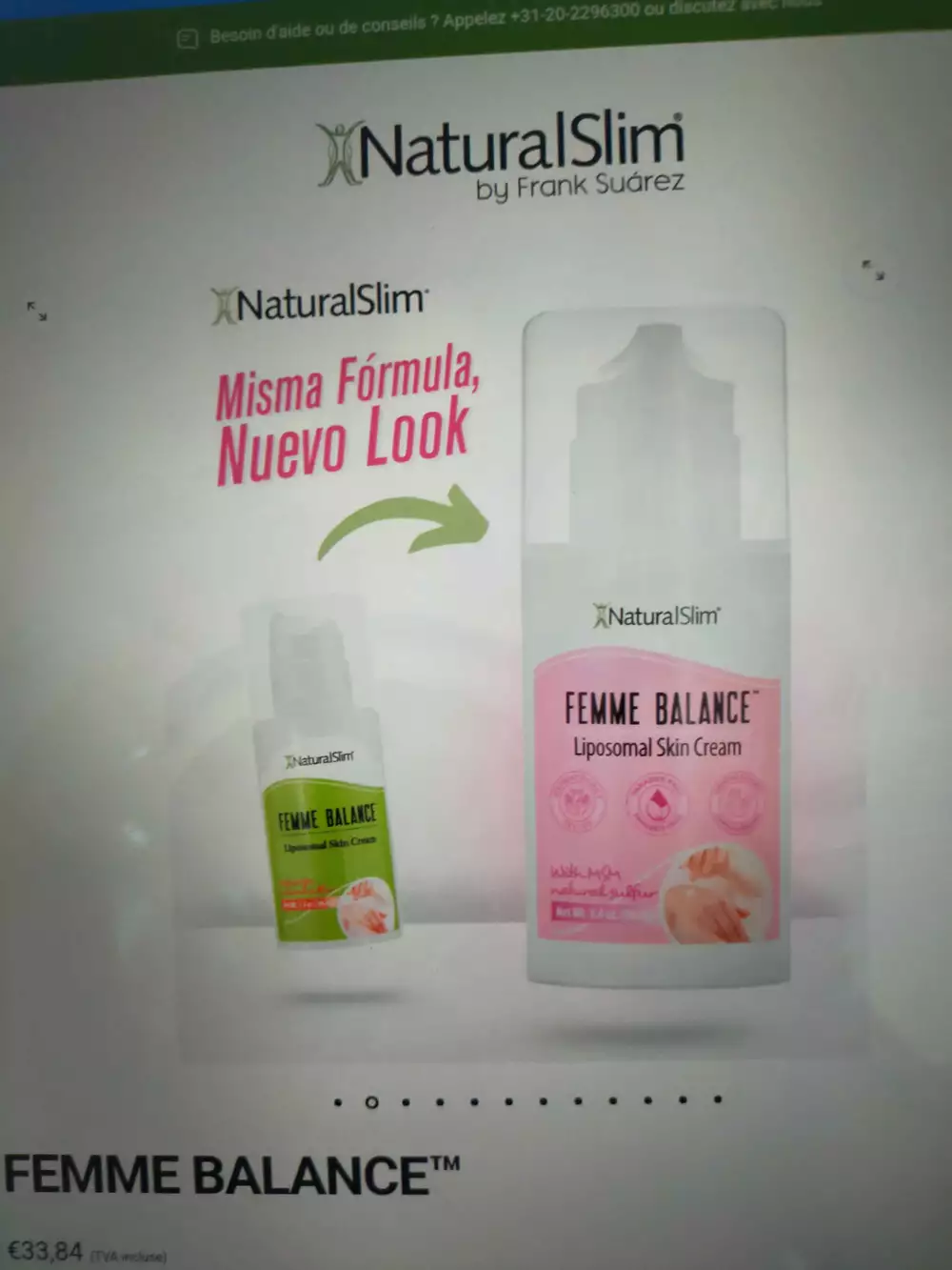 NATURASLIM - Femme balance - Liposomal skin cream