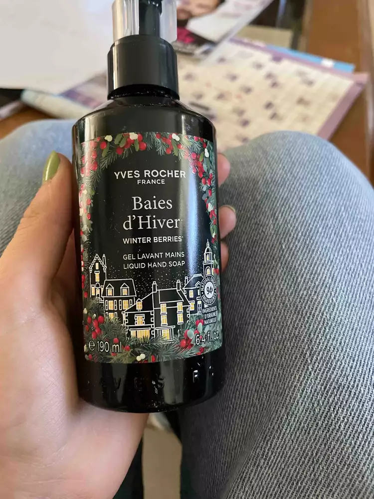 YVES ROCHER - Baies d'hiver - Gel lavant mains