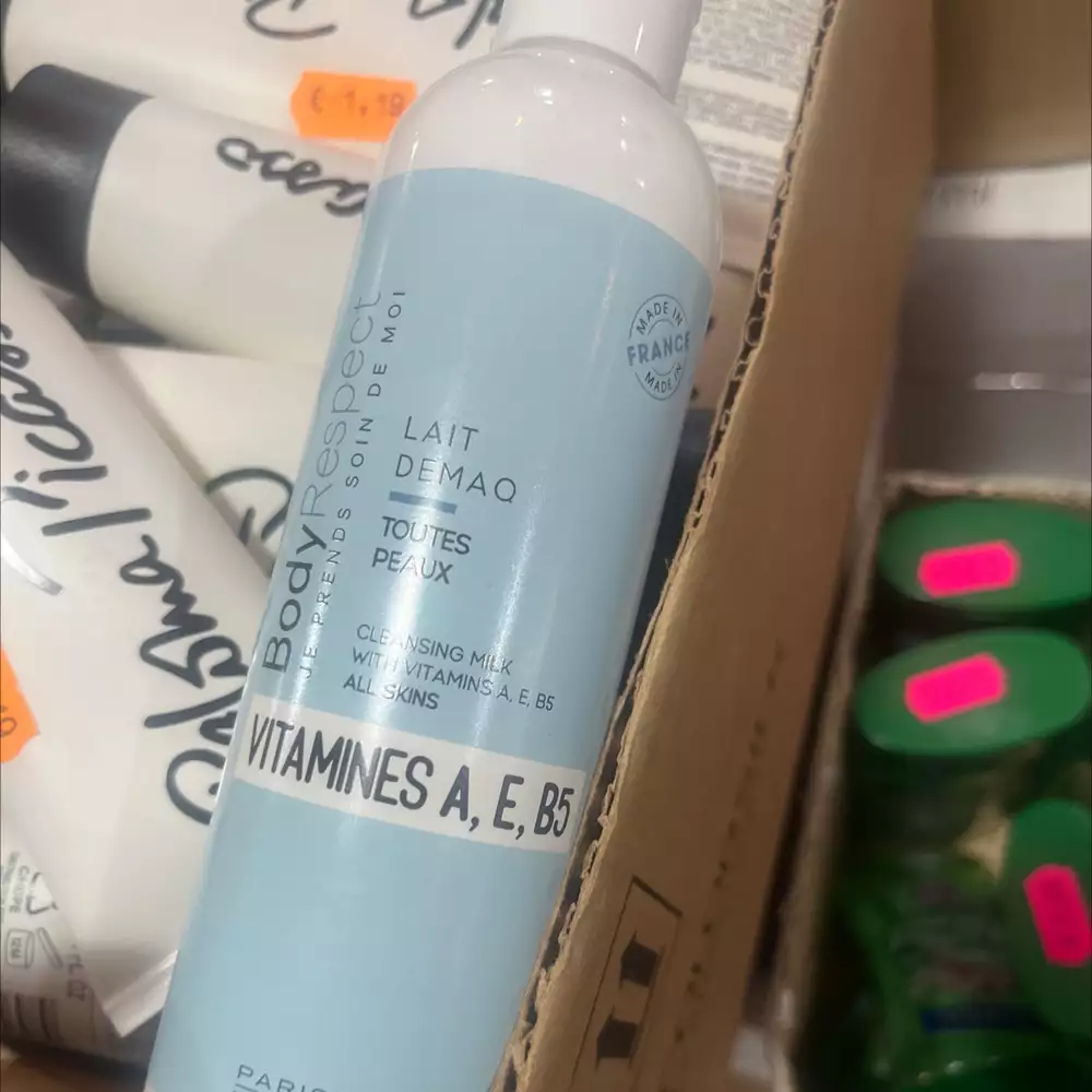 BODY RESPECT - Lait demaq vitamines A, E, B5