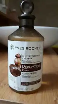 YVES ROCHER - Reparation - Huile réparatrice cheveux très secs ou frisés