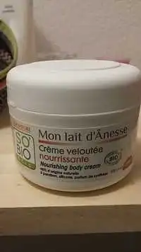 SO'BIO ÉTIC - Mon lait d'ânesse - Crème veloutée nourrissante bio