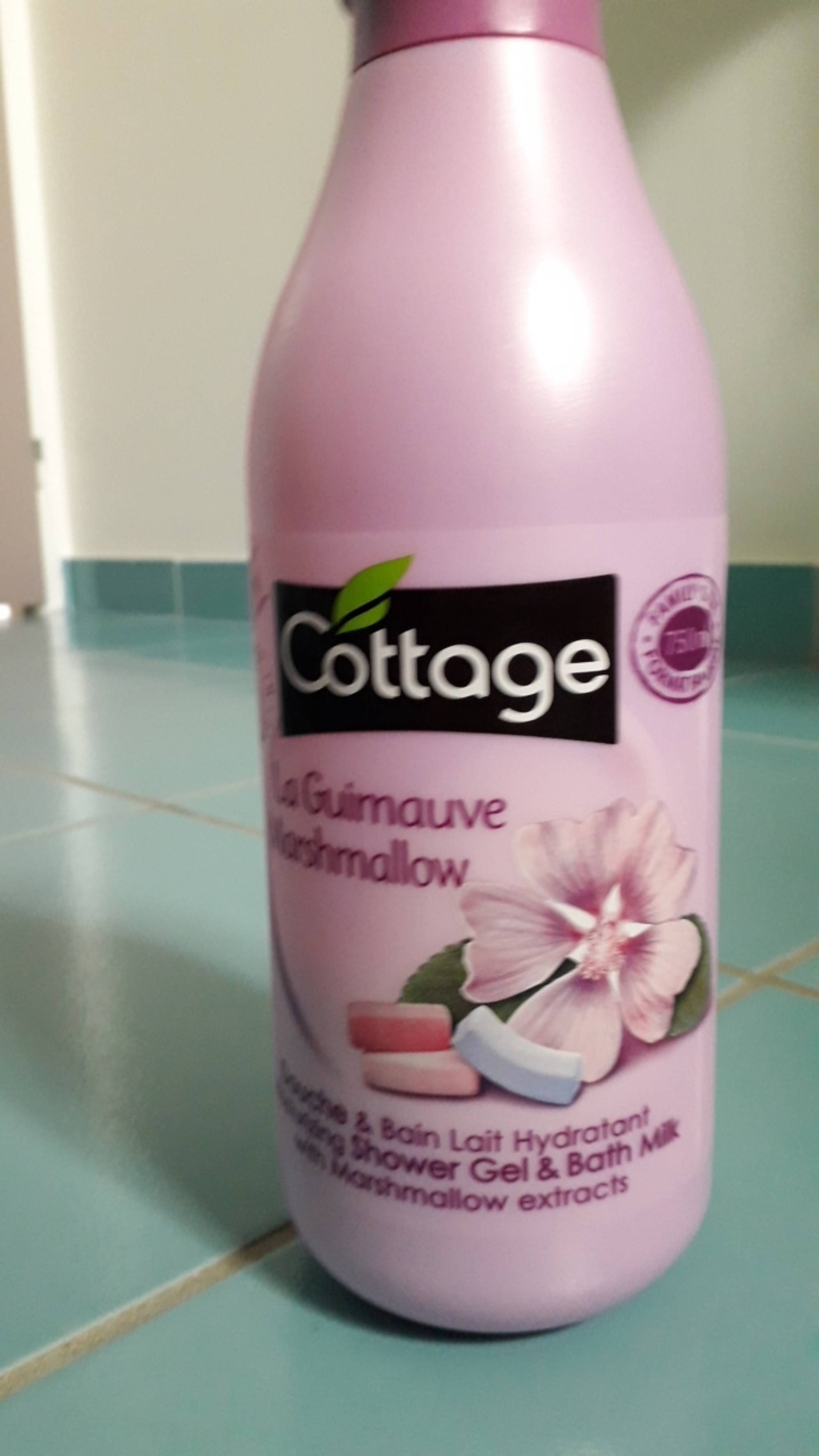 Cottage Douche Lait Hydratant - Douce Guimauve - INCI Beauty