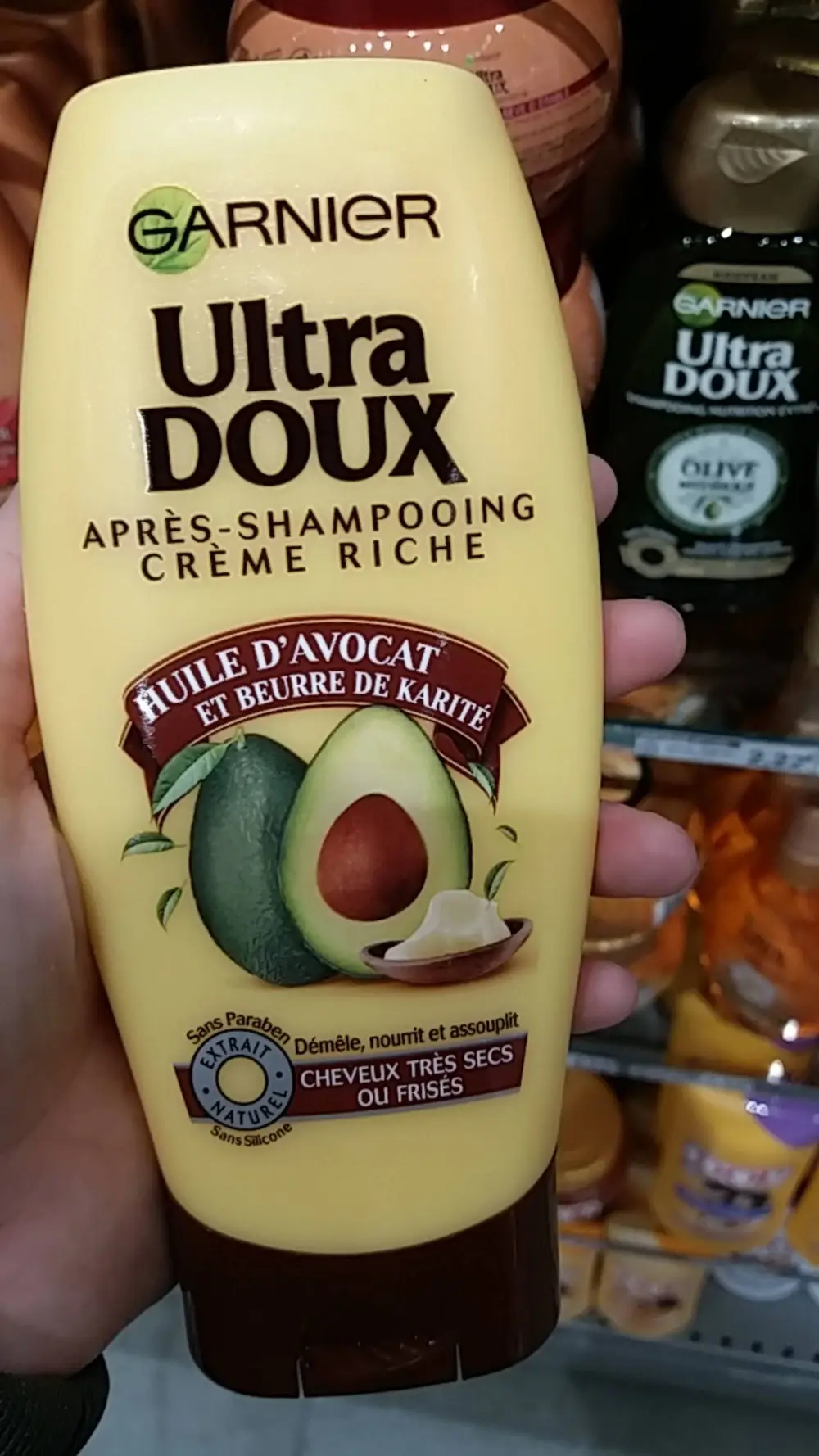 GARNIER - Ultra doux - Après-shampooing cheveux très secs ou frisés