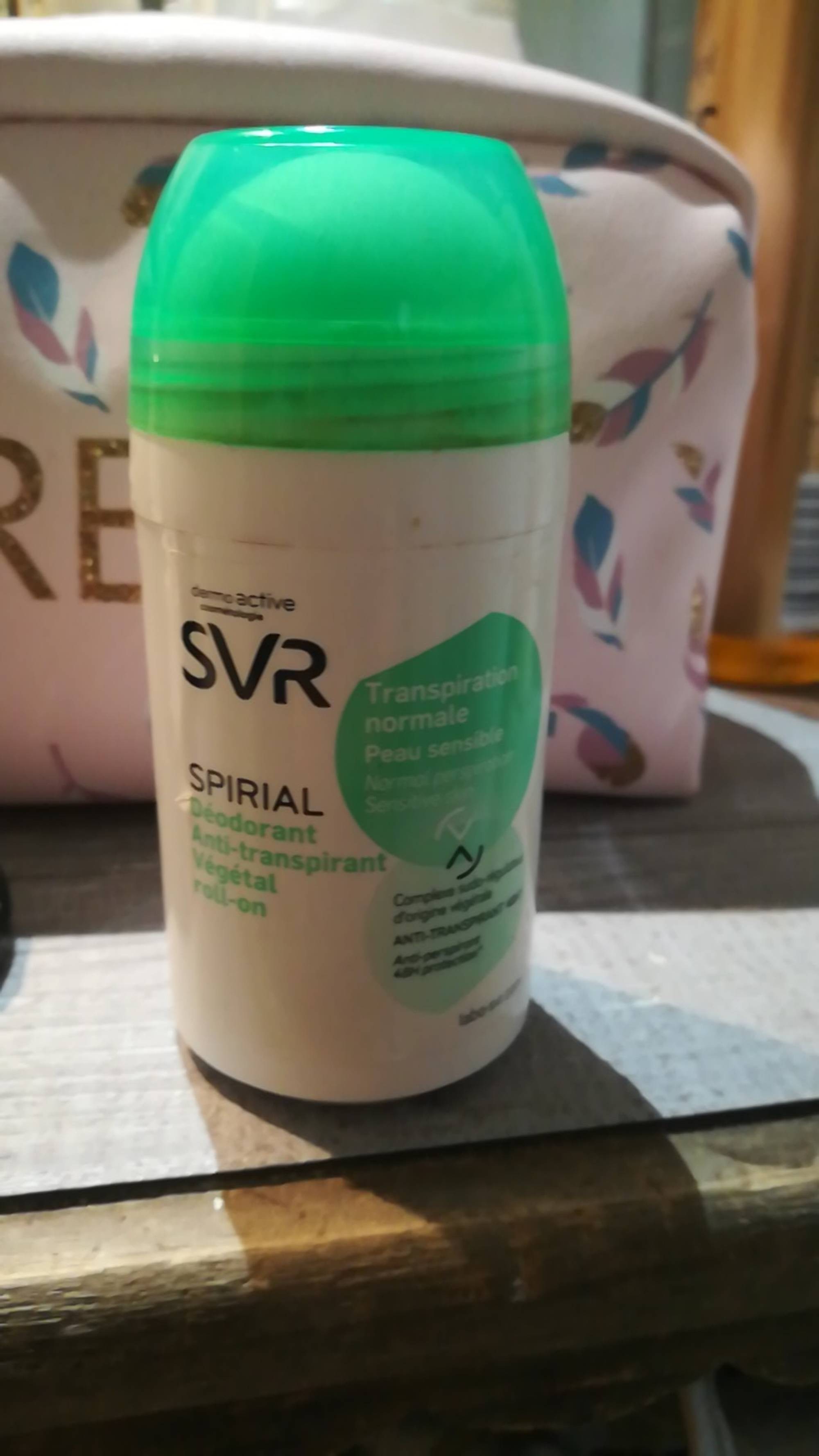 SVR - Spirial - Déodorant anti-transpirant végétal roll-on
