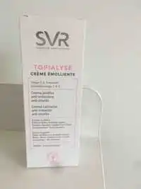 SVR LABORATOIRE DERMATOLOGIQUE - Topialyse - Crème émolliente