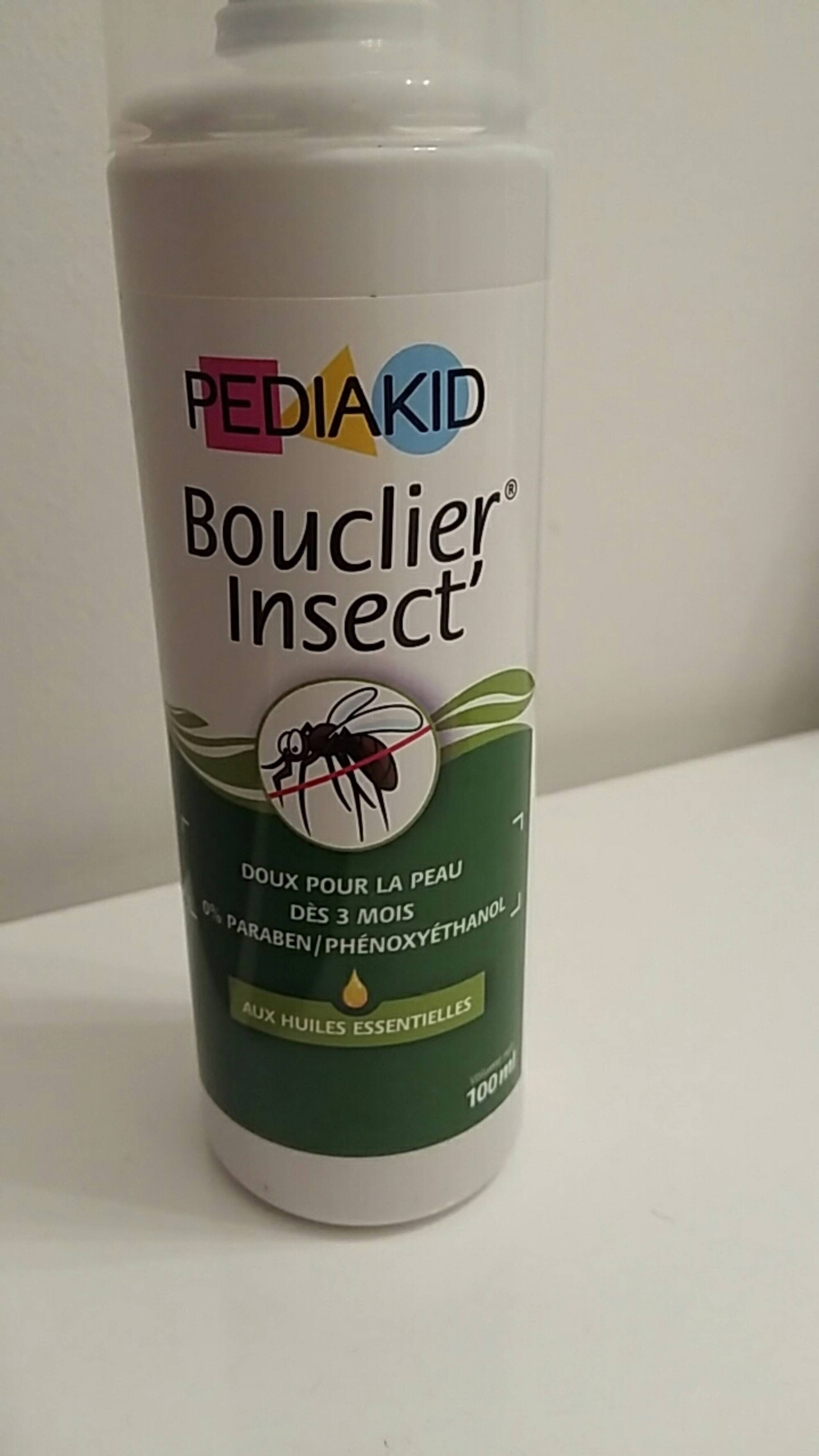 PEDIAKID® Bouclier INSECT - 8H d'efficacité - Spray répulsif de