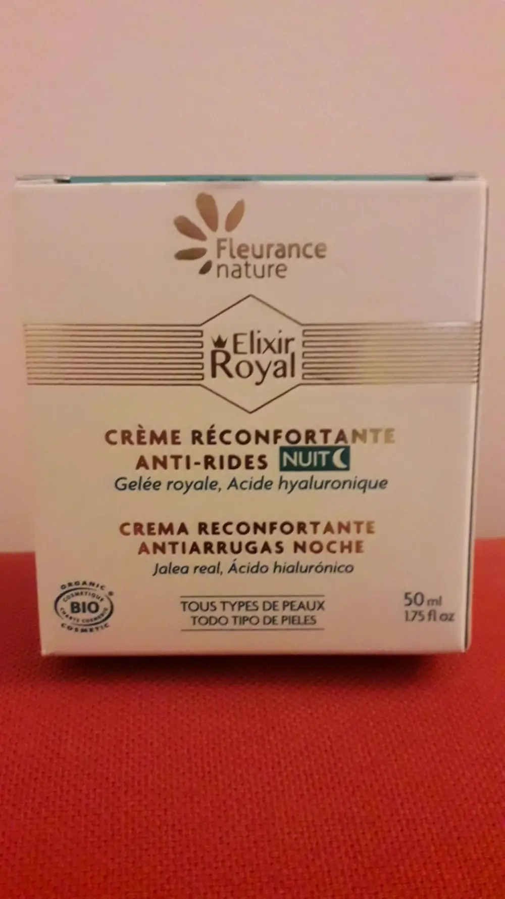 FLEURANCE NATURE - Elixir Royal - Crème réconfortante anti-rides