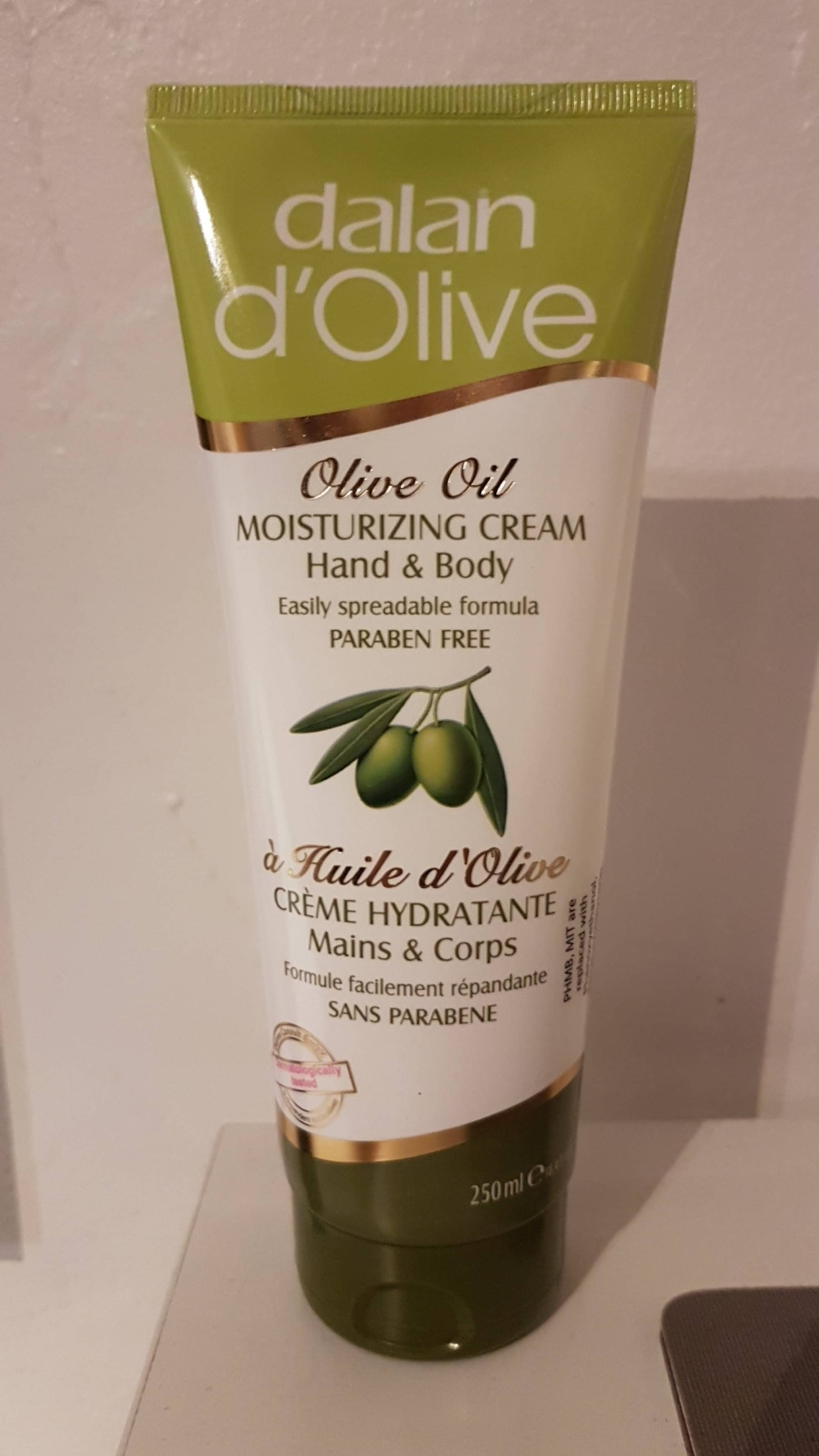 DALAN D'OLIVE - Crème hydratante mains & corps à Huile d'Olive