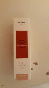 KORRES - Wild Rose - Colour correcting cream SPF30