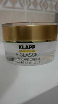 KLAPP - A classic - Eye care cream