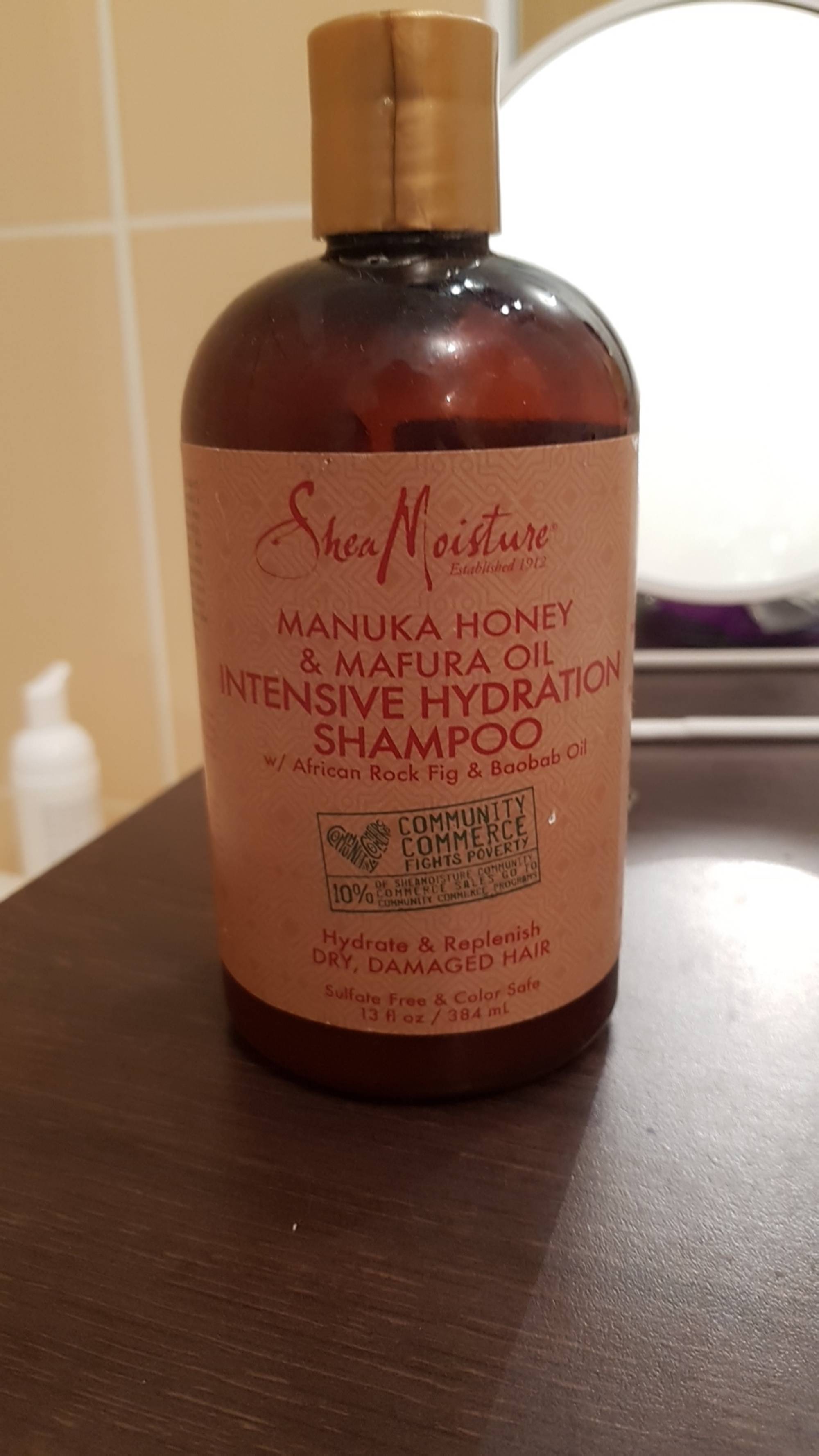SHEA MOISTURE - Manuka honey & mafura oil - Intensive hydration shampoo
