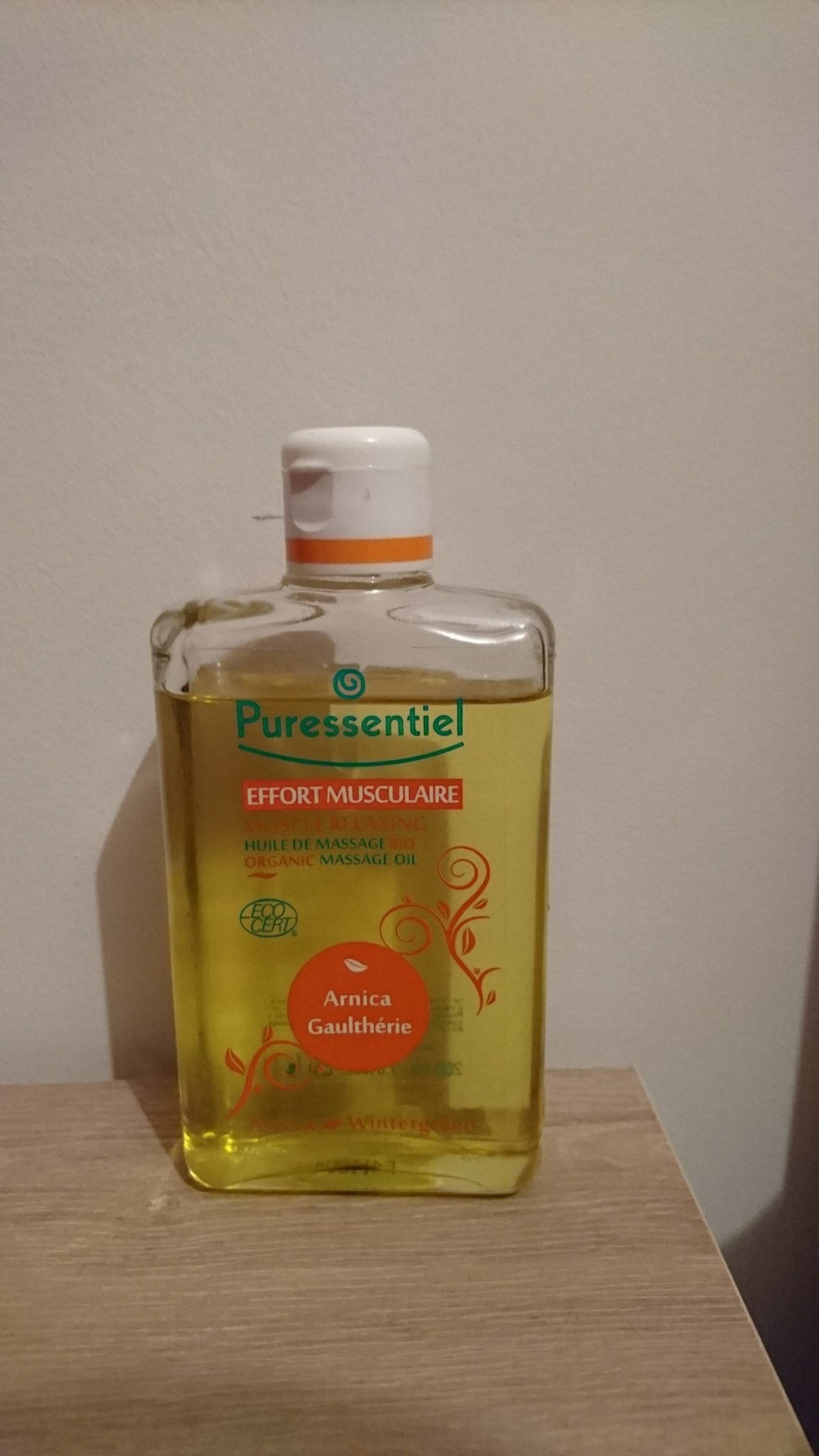 Huile de massage Bio aux 3 huiles végétales Puressentiel - Corps et cheveux
