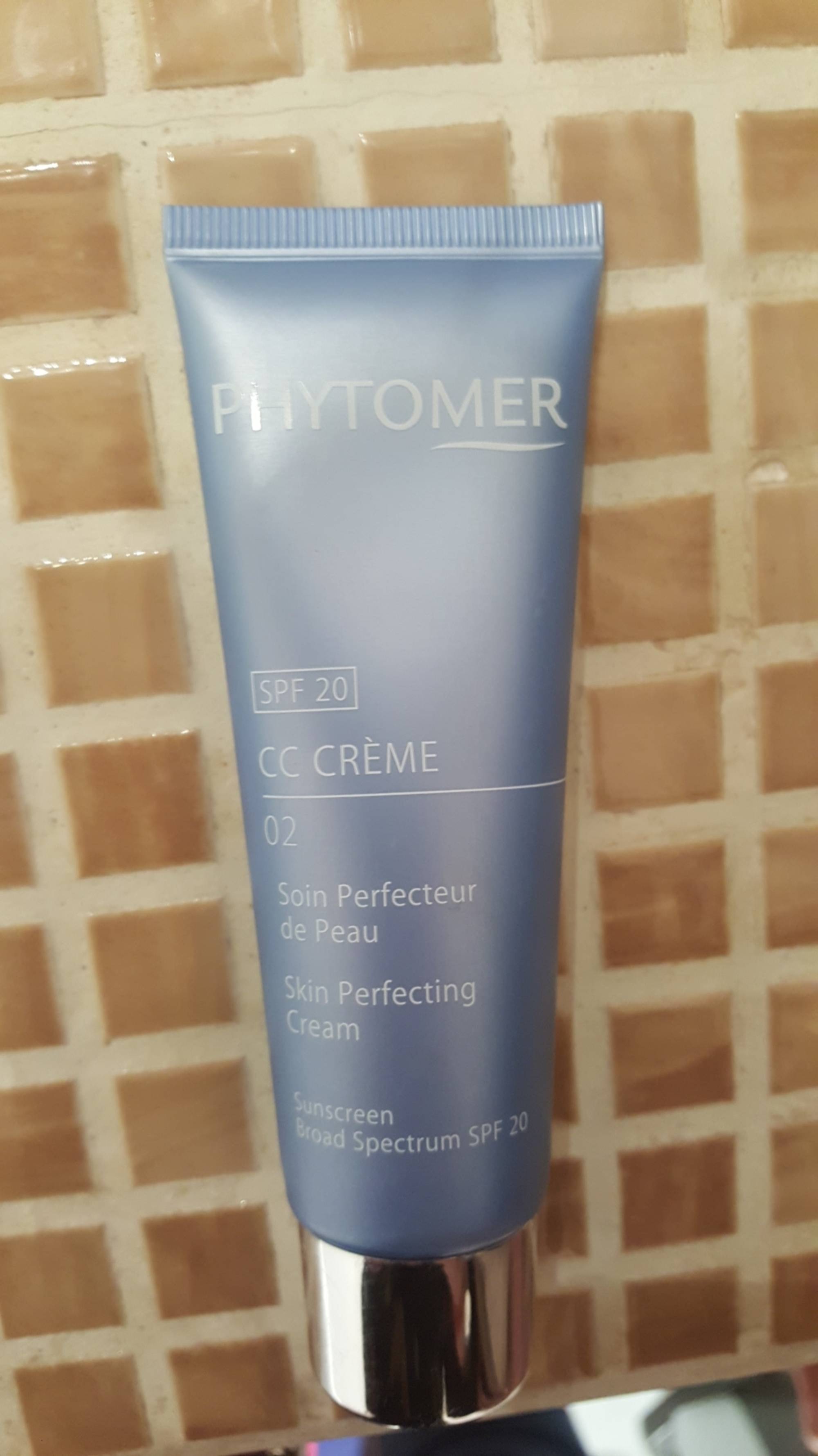 PHYTOMER - CC crème SPF 20 - Soin perfecteur de peau 02