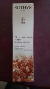 SOTHYS - Elixir nourrissant corps