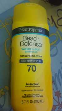 NEUTROGENA - Beach defense - Sunscreen lotion SPF 70