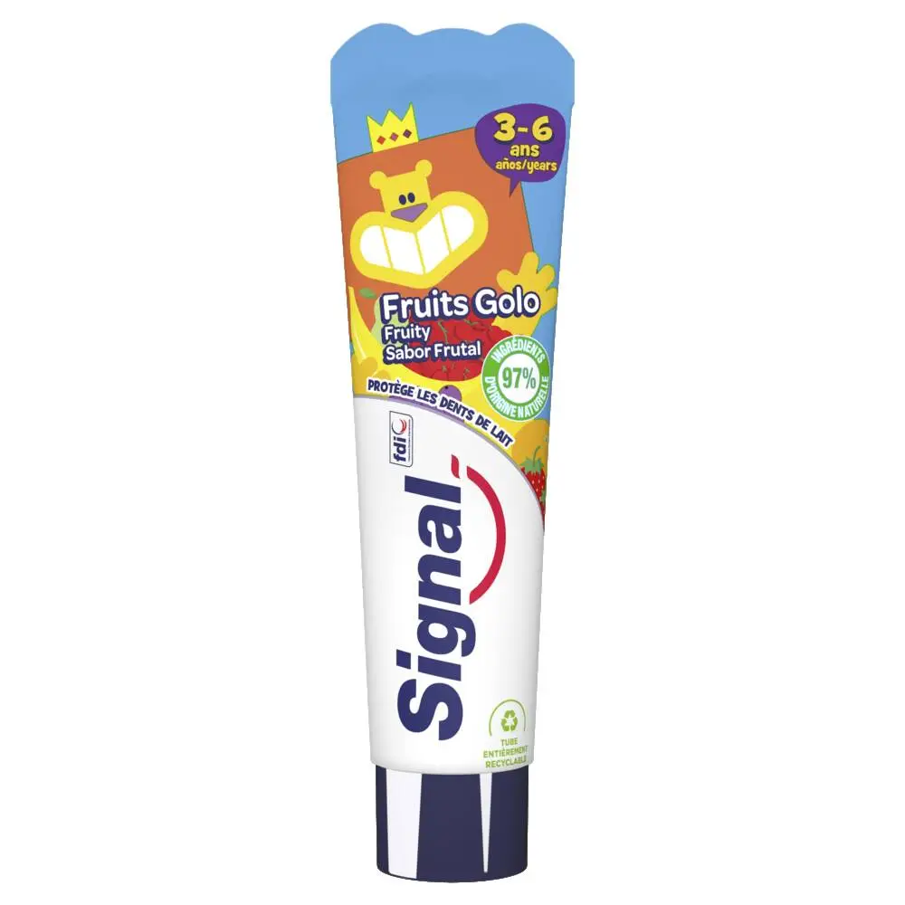 SIGNAL - Signal Dentifrice Kids 3-6 Ans Fruits Golo 50ml