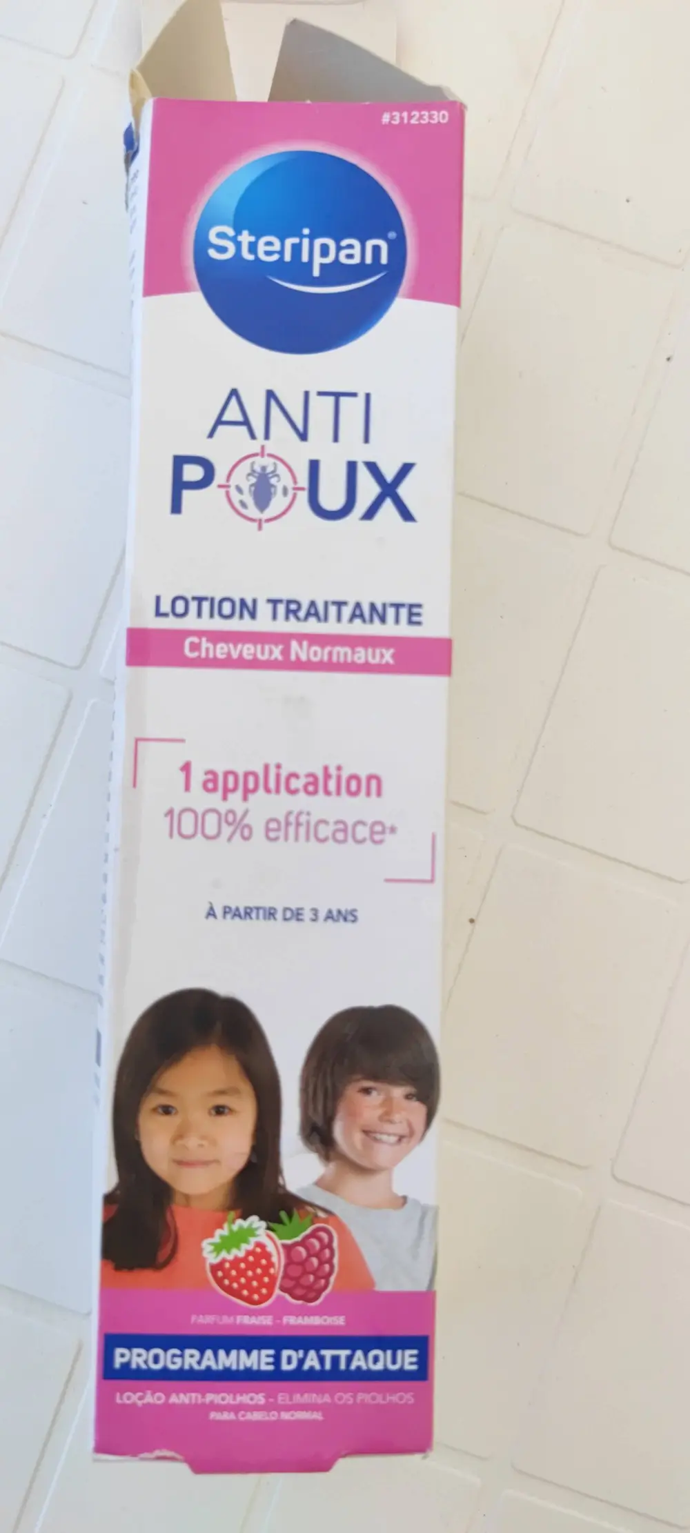 STERIPAN - Anti-poux - Lotion traitante cheveux normaux