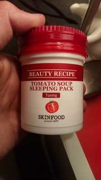 SKINFOOD - Beauty Recipe - Tomato soup sleeping pack