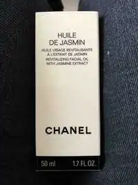 CHANEL - Huile de jasmin - Huile visage revitalissante à l'extrait de Jasmin