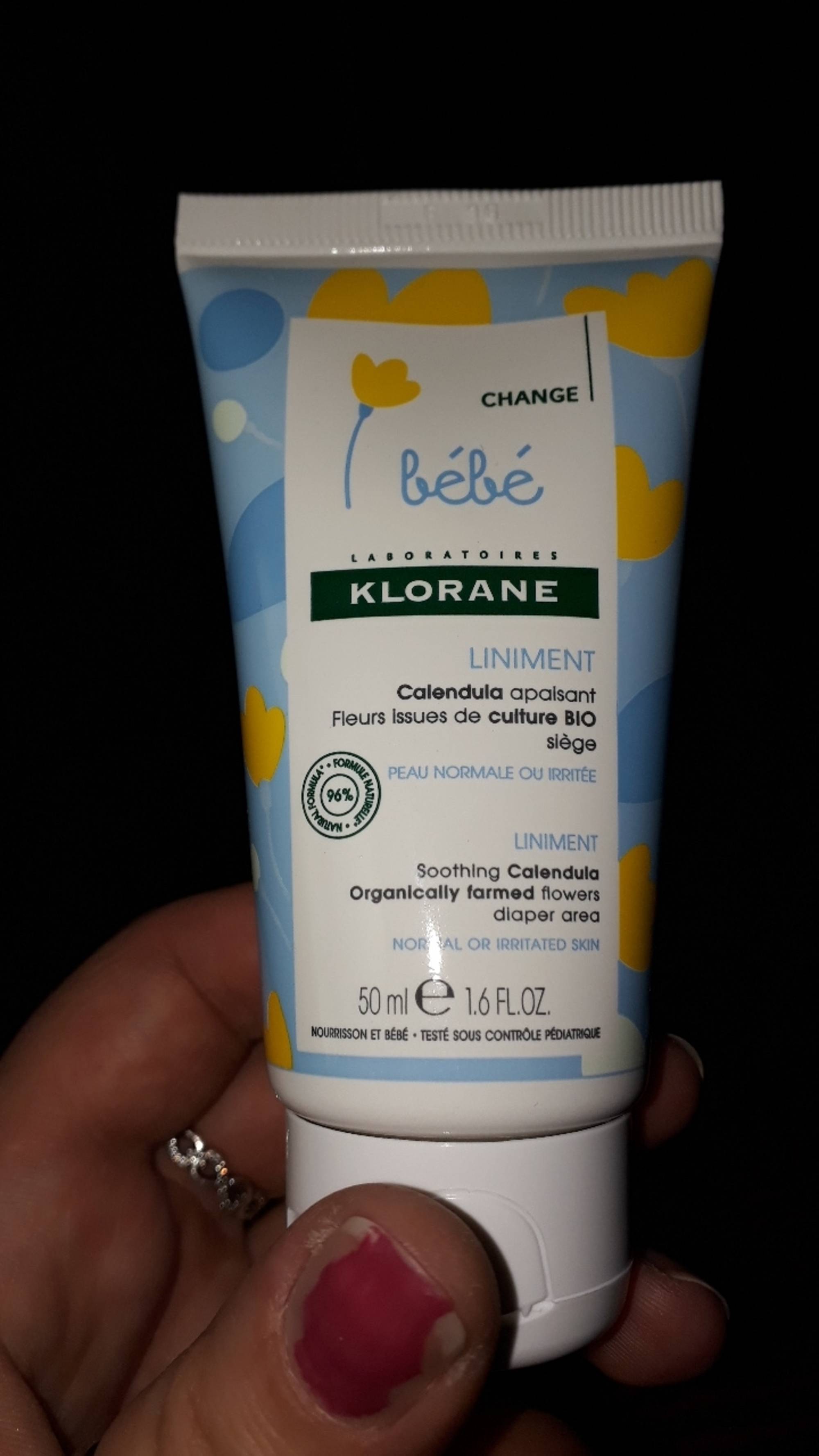 Klorane Bébé Crème Hydratante au Calendula Bio 50ml