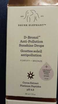 DRUNK ELEPHANT - D-Bronzi - Gouttes soleil antipollution Fortify + Bronze