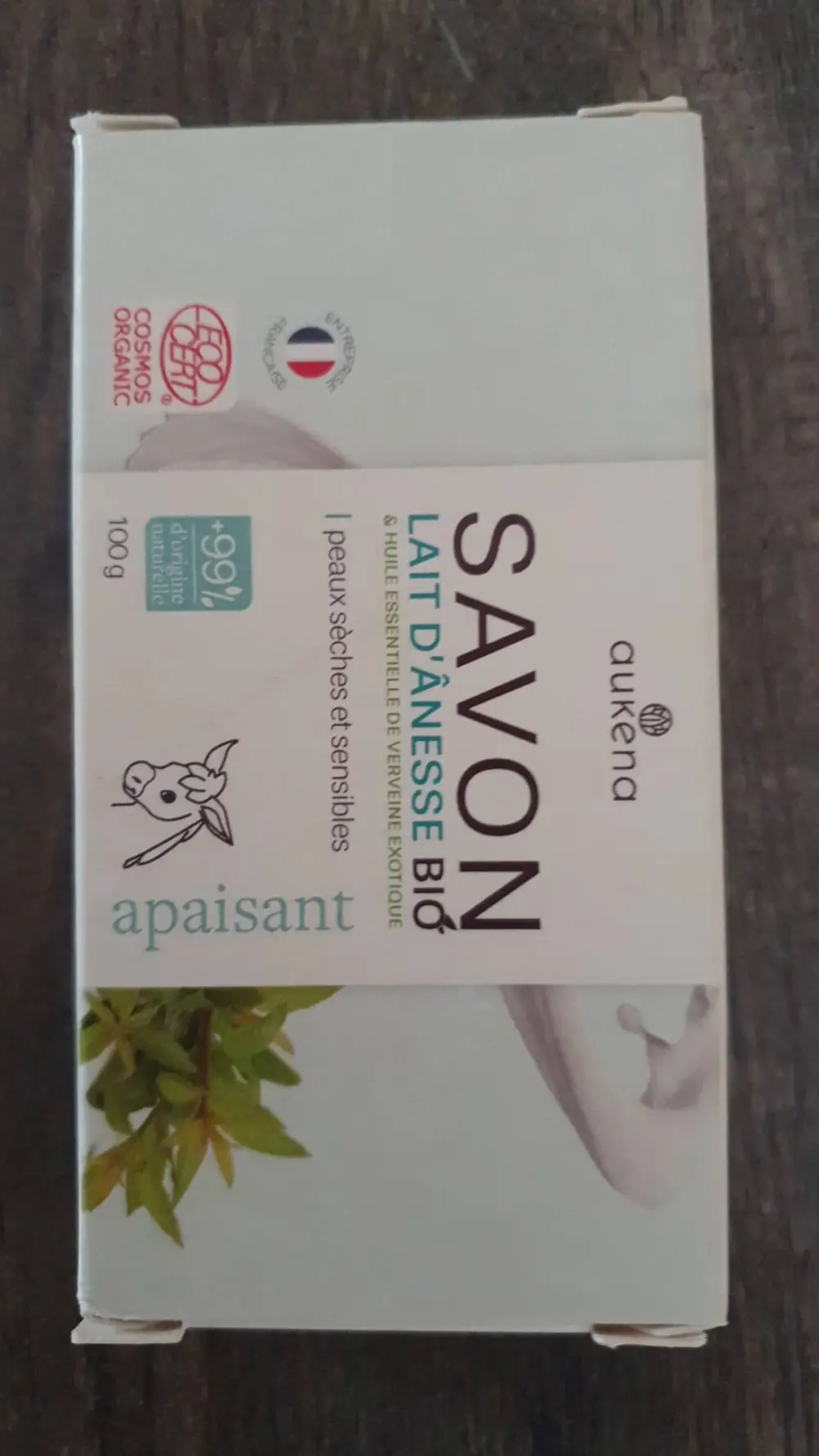 AUKENA - Savon lait d'ânesse bio