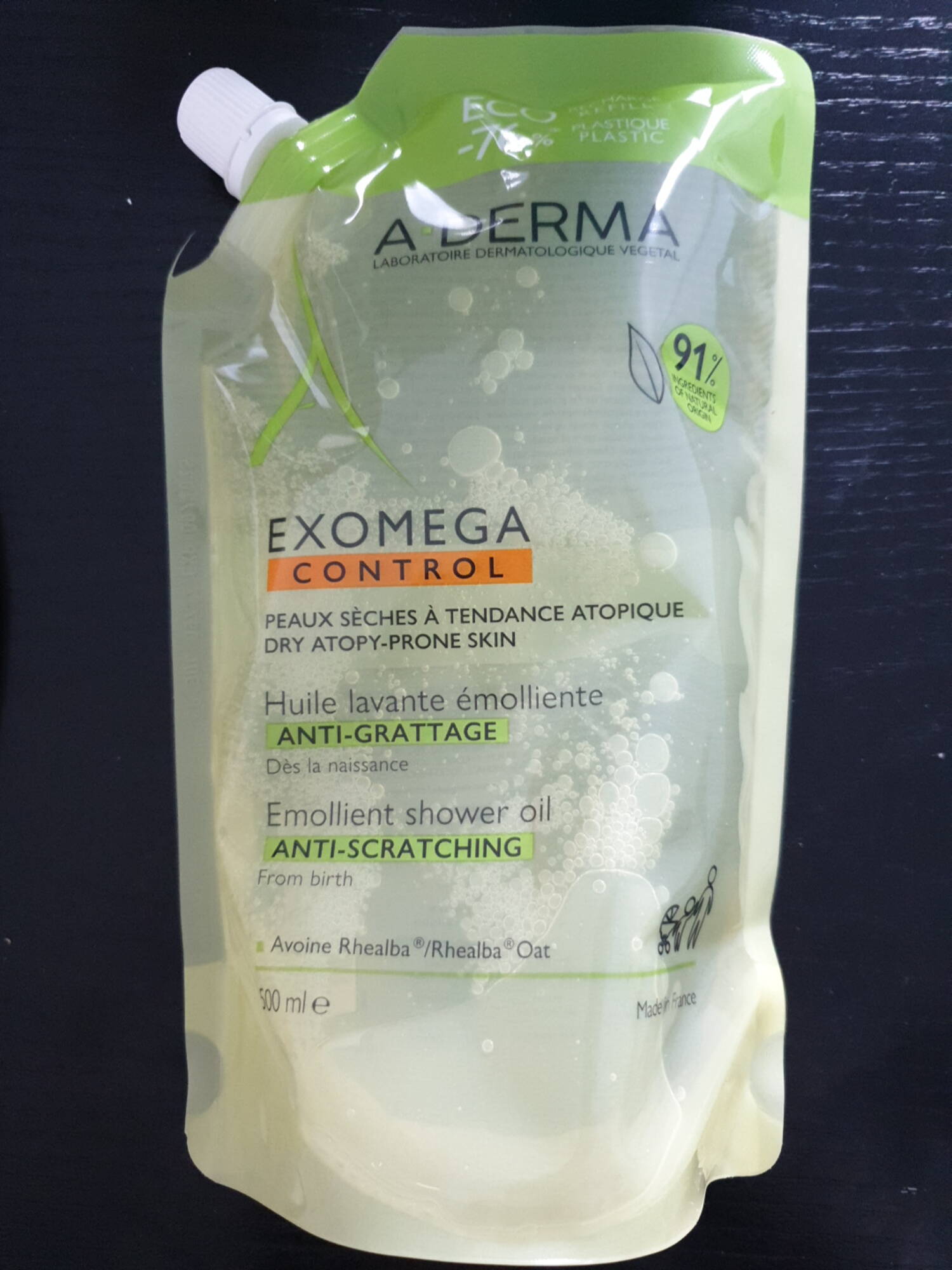 A-DERMA - Exogema control - Huile lavante émolliente anti-grattage