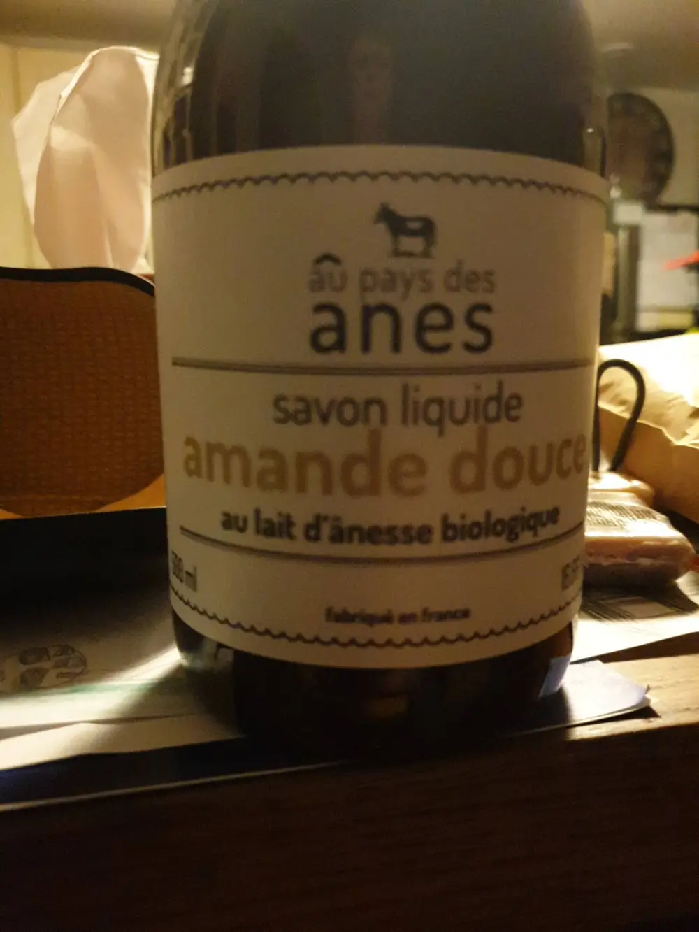 AU PAYS DES ÂNES - Savon liquide amande douce au lait d'ânesse bio
