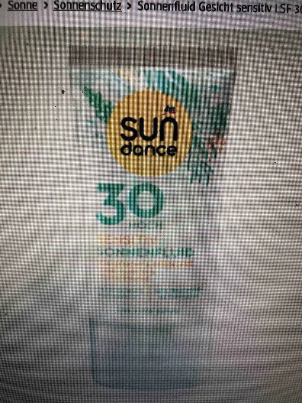 SUNDANCE - Sensitiv sonnenfluid SPF 30