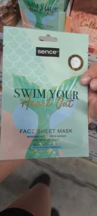 SENCE - Swim your heart out - Face sheet mask