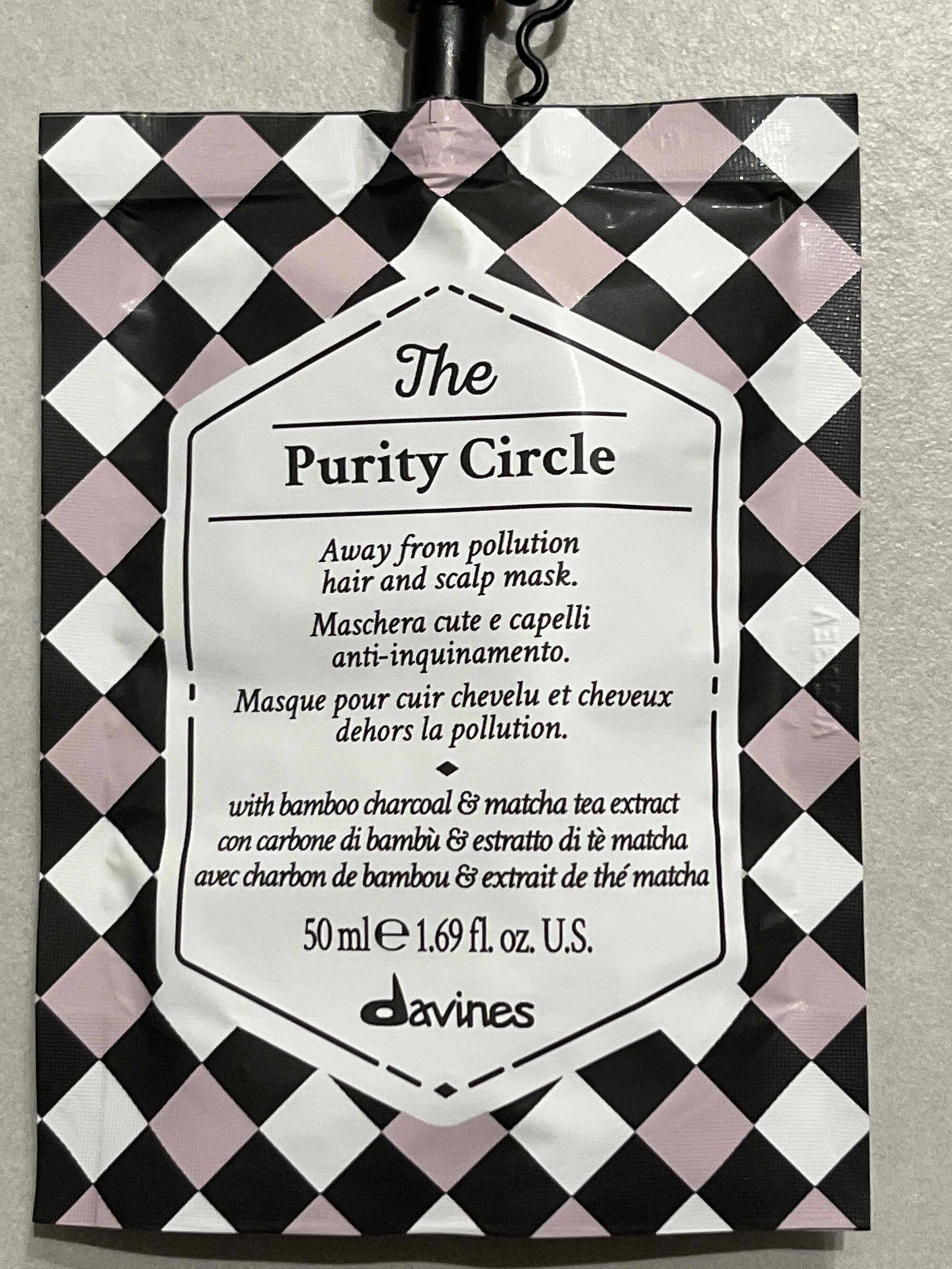 DAVINES - The purity circle - Masque 