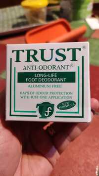 TRUST - Anti-odorant - Long-life foot deodorant