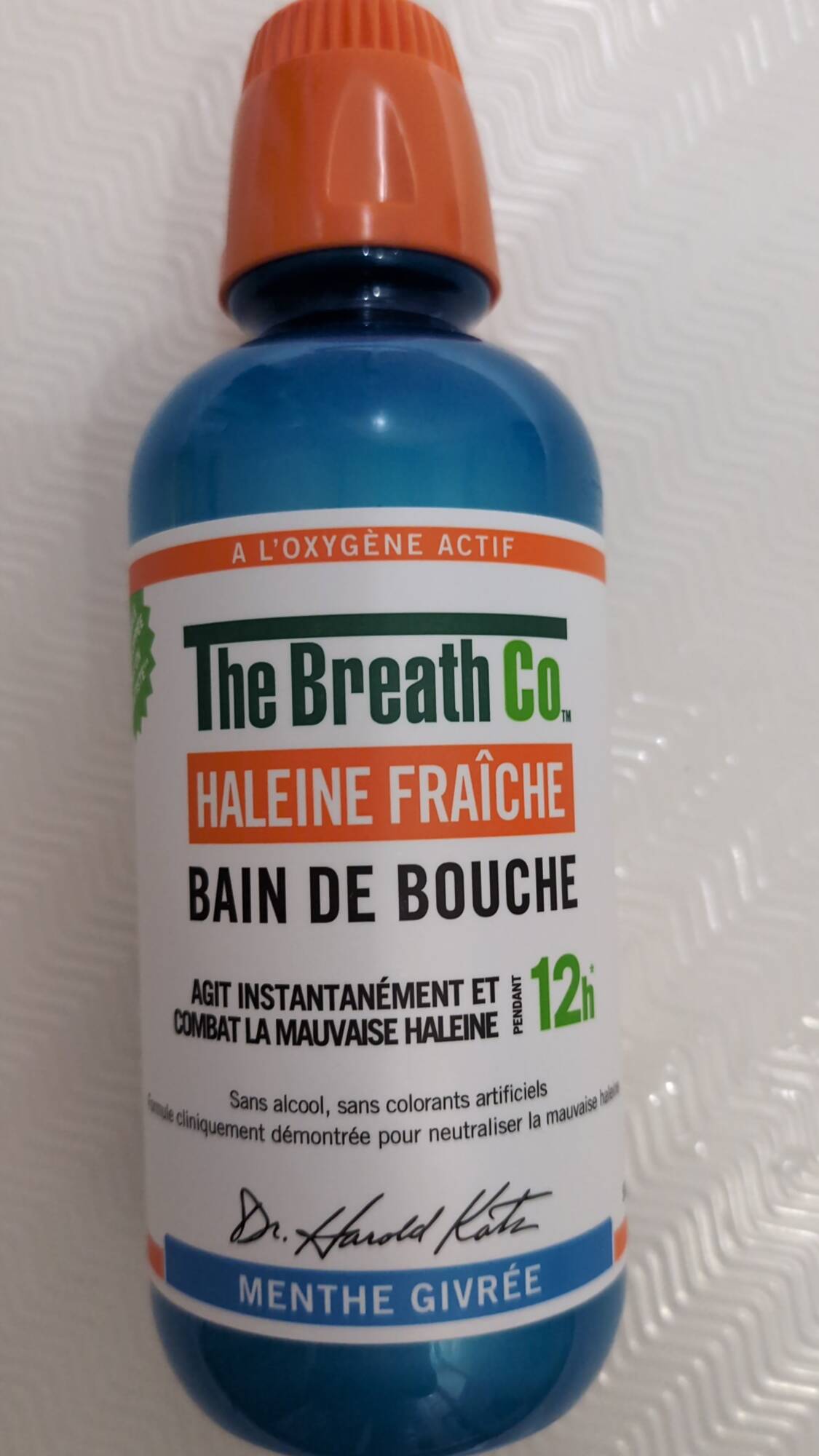 THE BREATH CO. - Haleine fraîche - Bain de bouche 12h menthe givrée