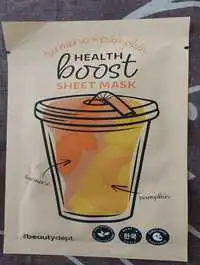 THE BEAUTY DEPT - Health boost sheet mask