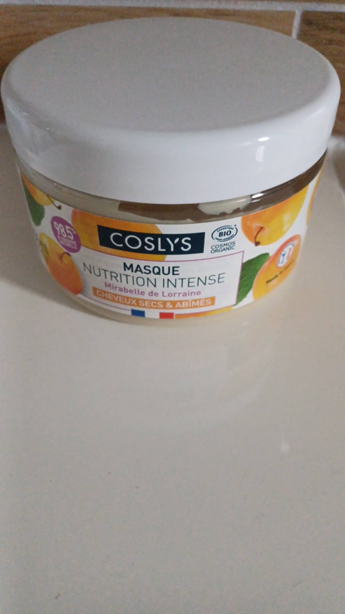 COSLYS - Masque nutrition intense Mirabelle de Lorraine 