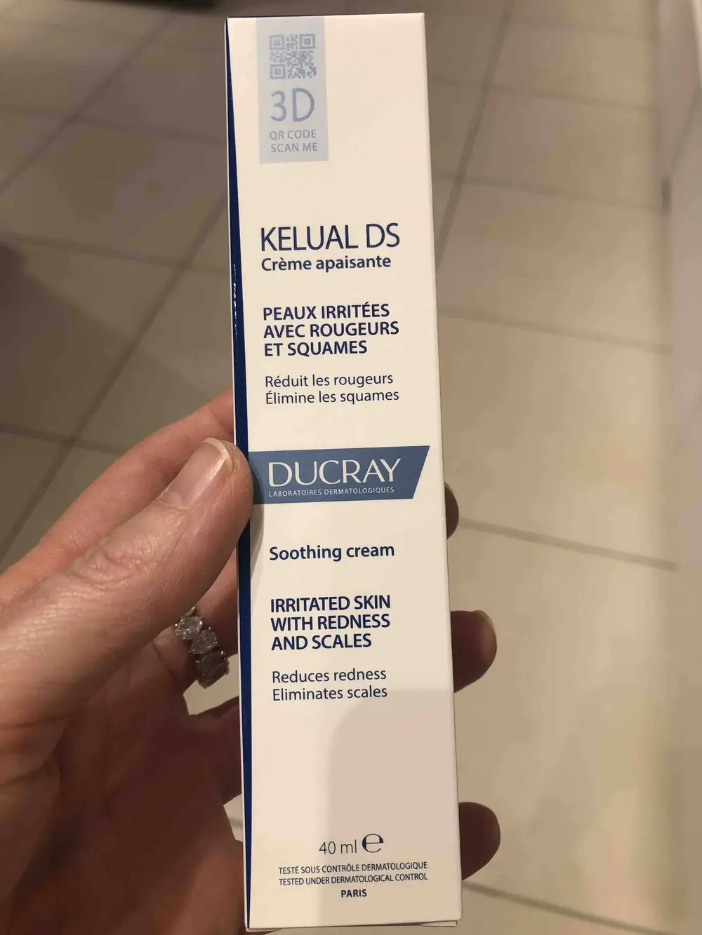 DUCRAY - Kelual DS - Crème apaisante peaux irritées avec rougeurs et squames