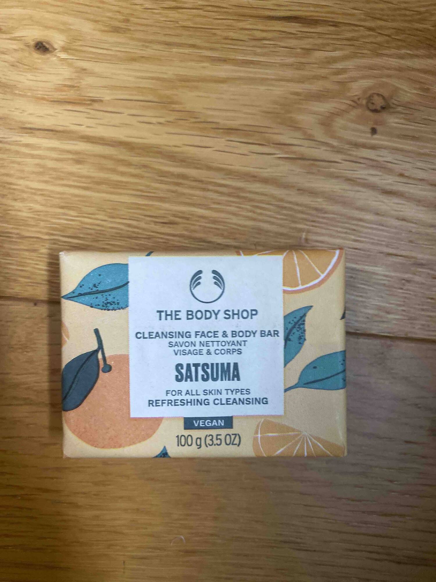 THE BODY SHOP - Satsuma - Savon nettoyant visage et corps