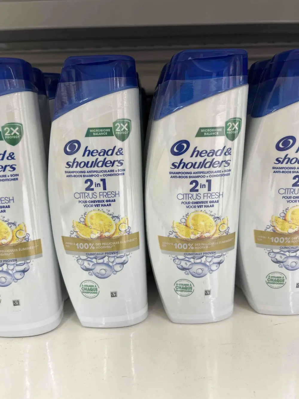 HEAD & SHOULDERS - Citrus fresh - 2 in 1 Shampooing antipelliculaire + soin