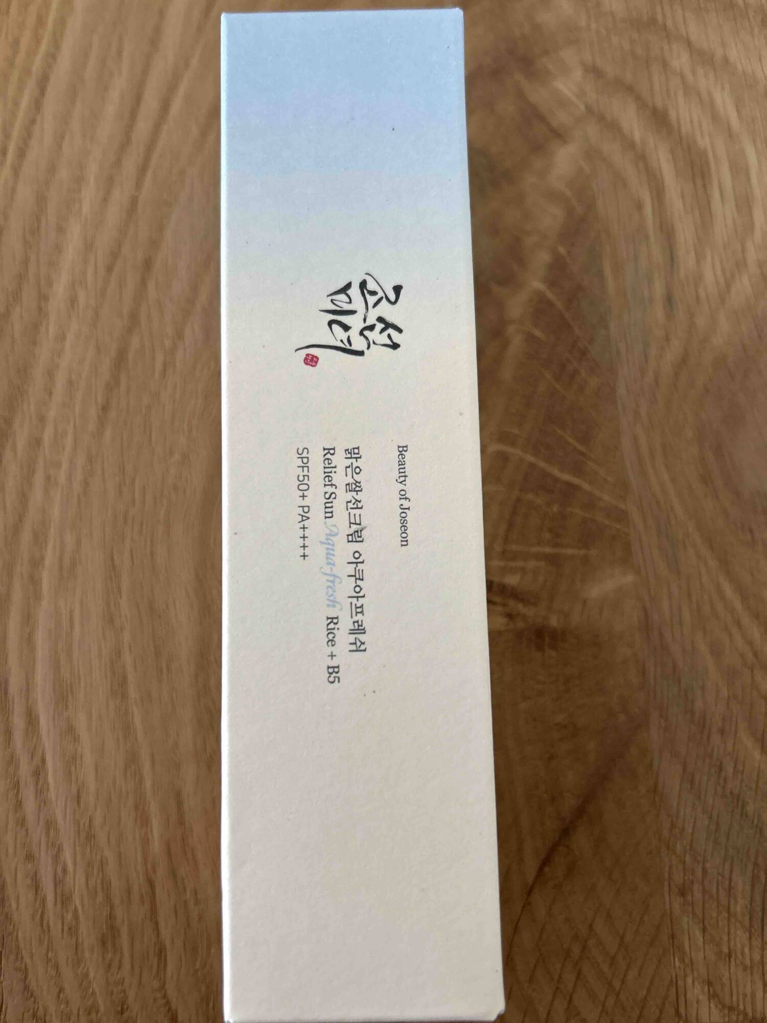 BEAUTY OF JOSEON - Relief sun aqua-fresh rice + B5 SPF 50+