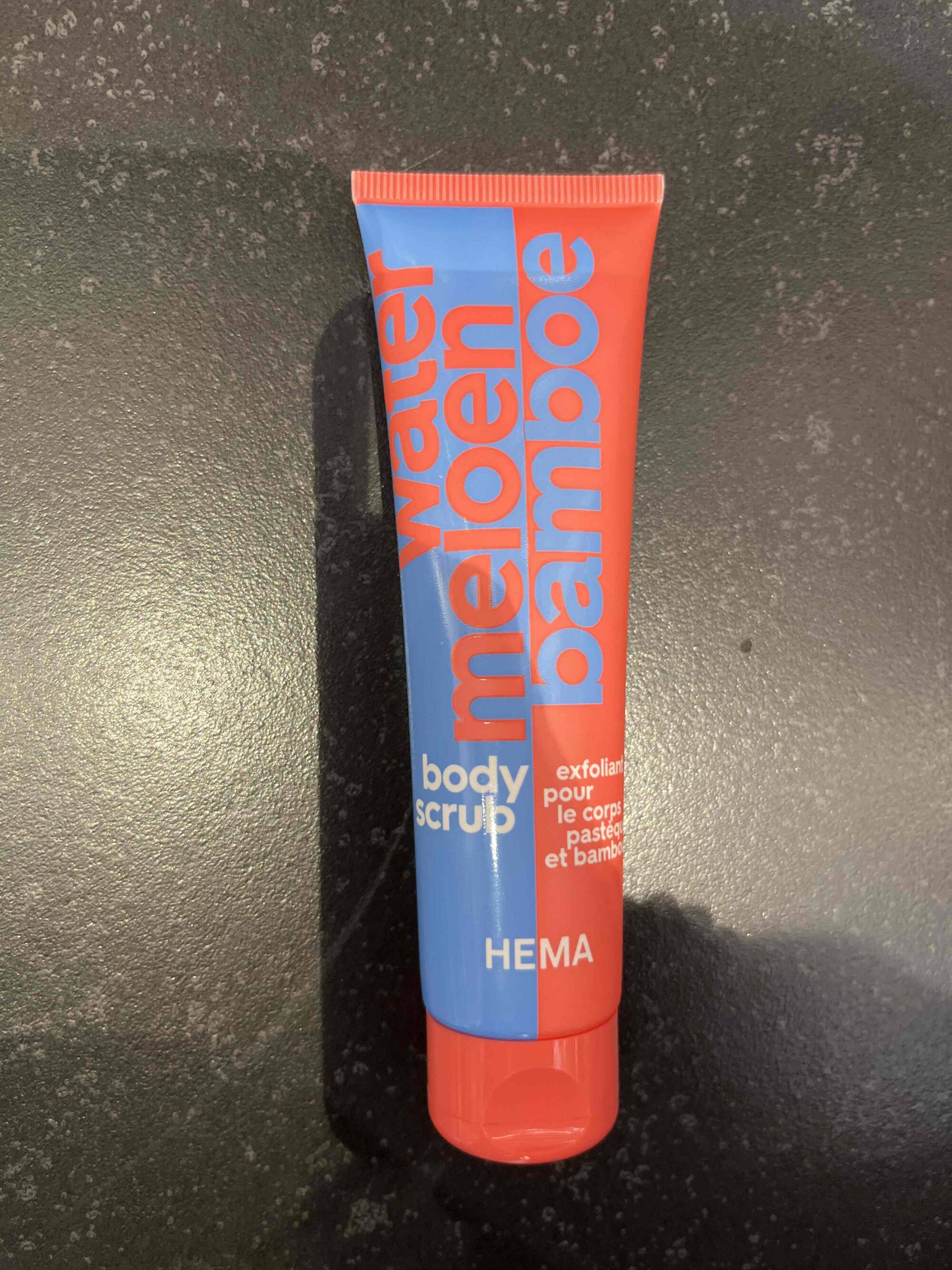 HEMA - Body scrub water meloen bamboe