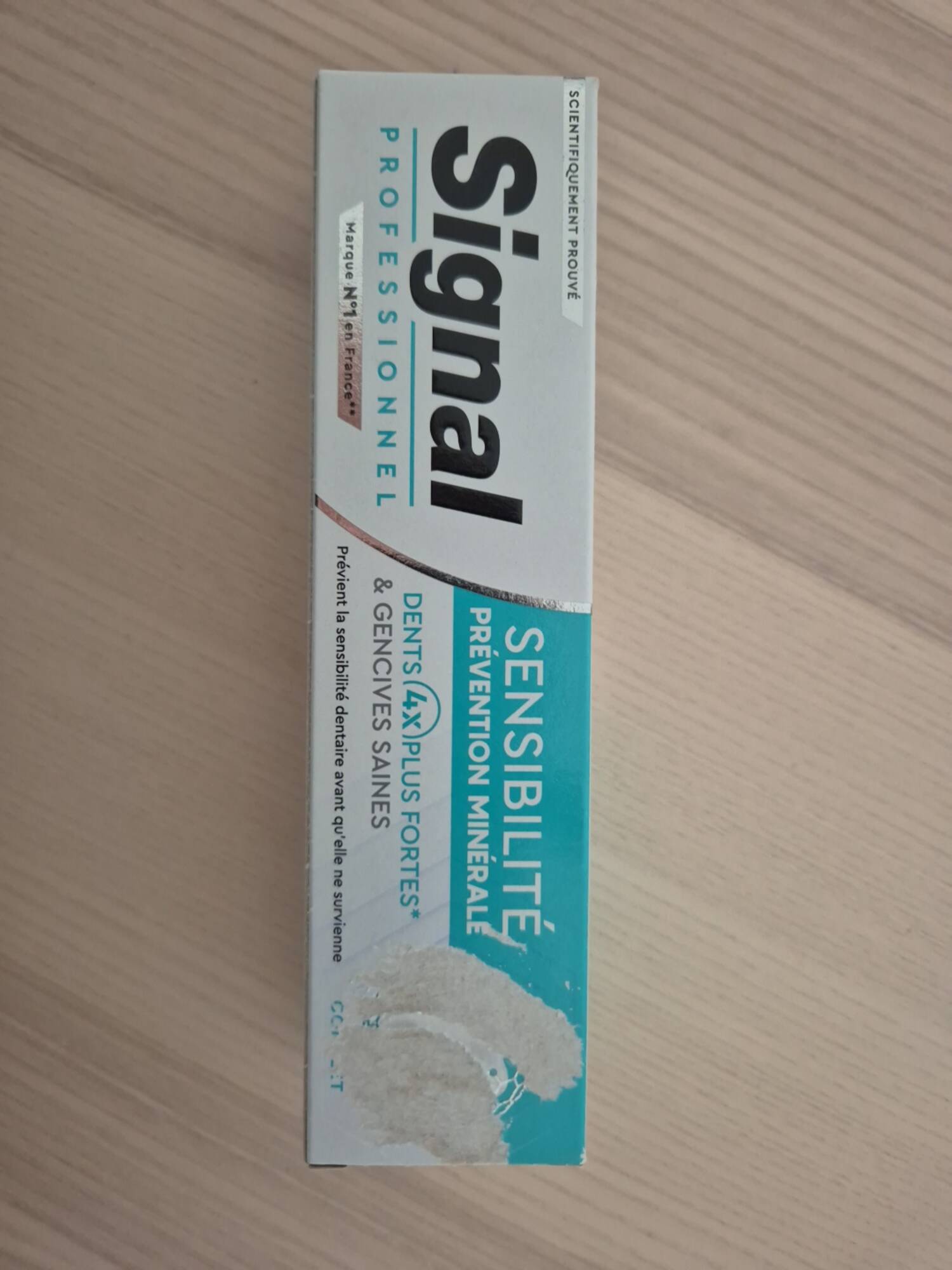 SIGNAL - Dentifrice sensibilité prévention minérale