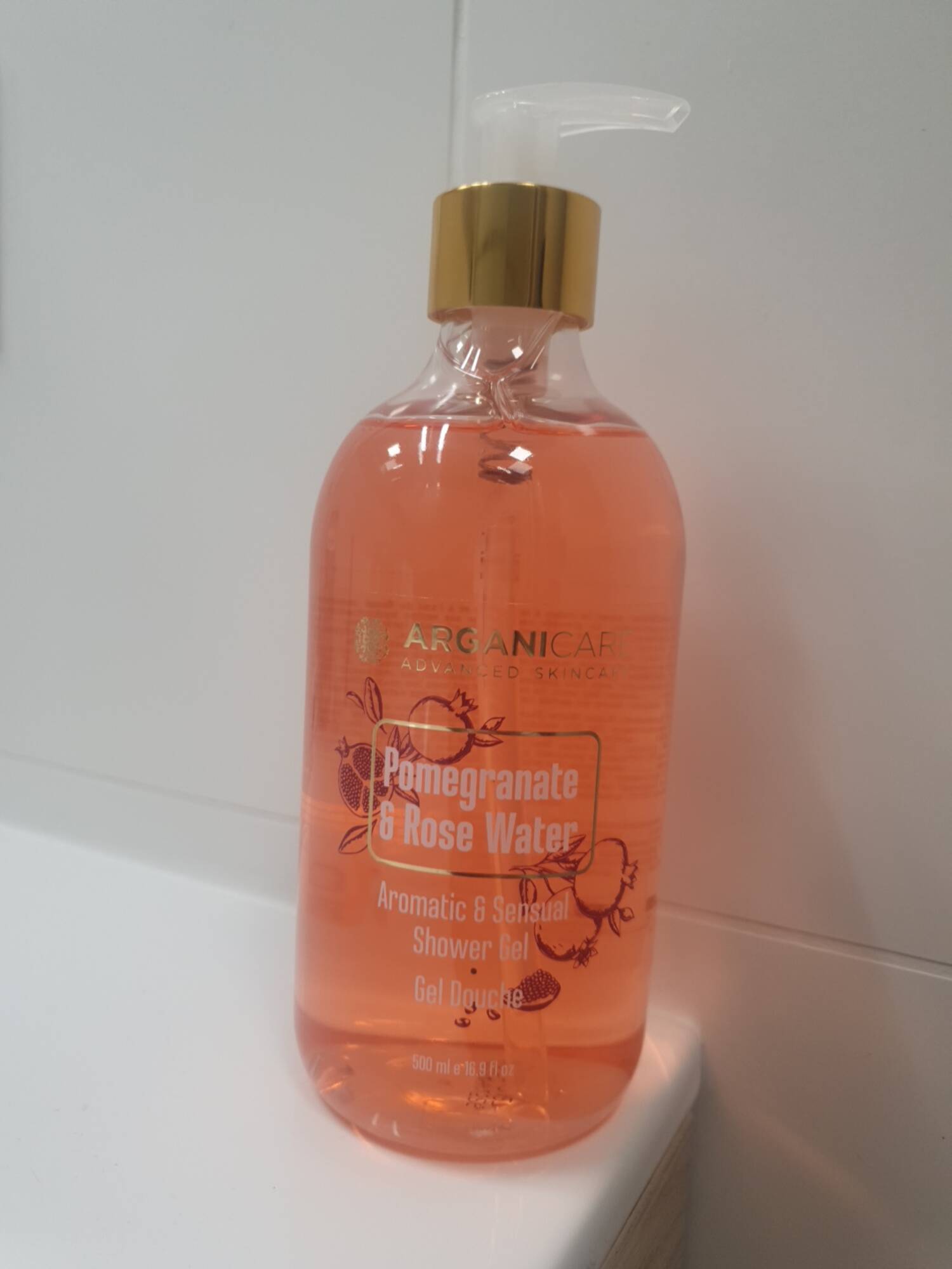 ARGANICARE - Pomegranate & rose water - Gel douche