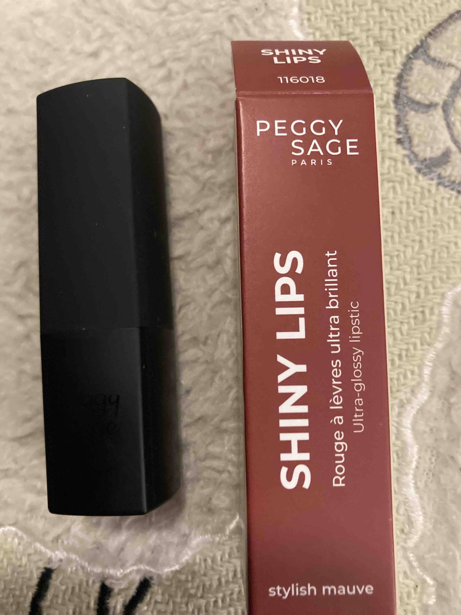 PEGGY SAGE - Shiny lips - Rouge à lèvres ultra brillant stylish mauve