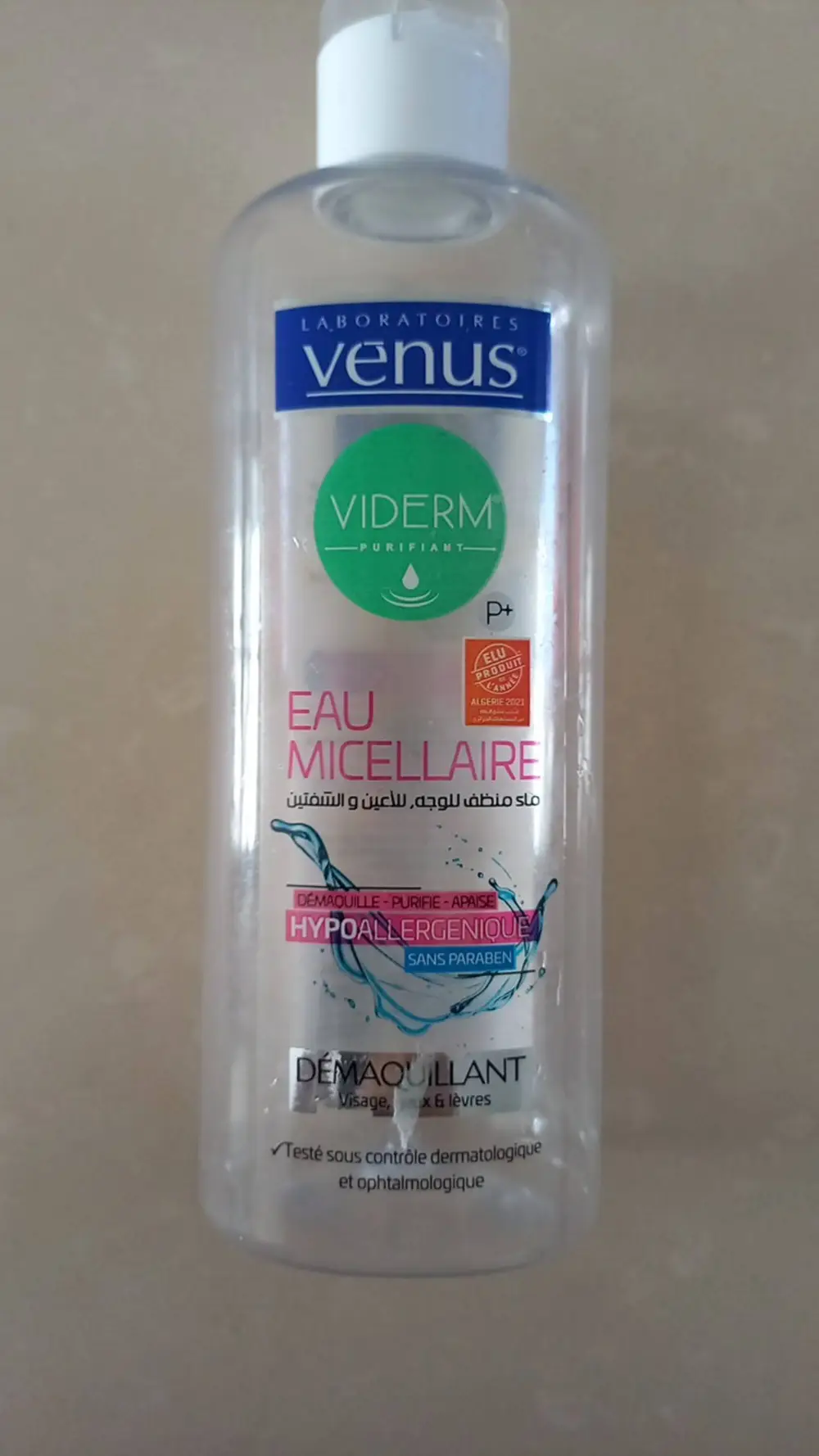 LABORATOIRES VENUS - Viderm purifiant - Eau micellaire démaquillant